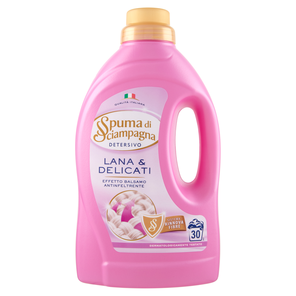 Spuma di Sciampagna Detersivo Lana & Delicati 1350 ml