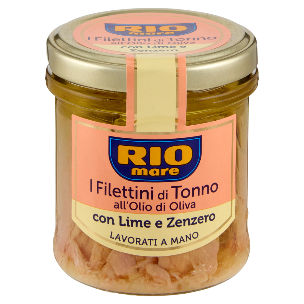 Rio mare i Filetti di Tonno all'Olio di Oliva con Lime e Zenzero 130 g