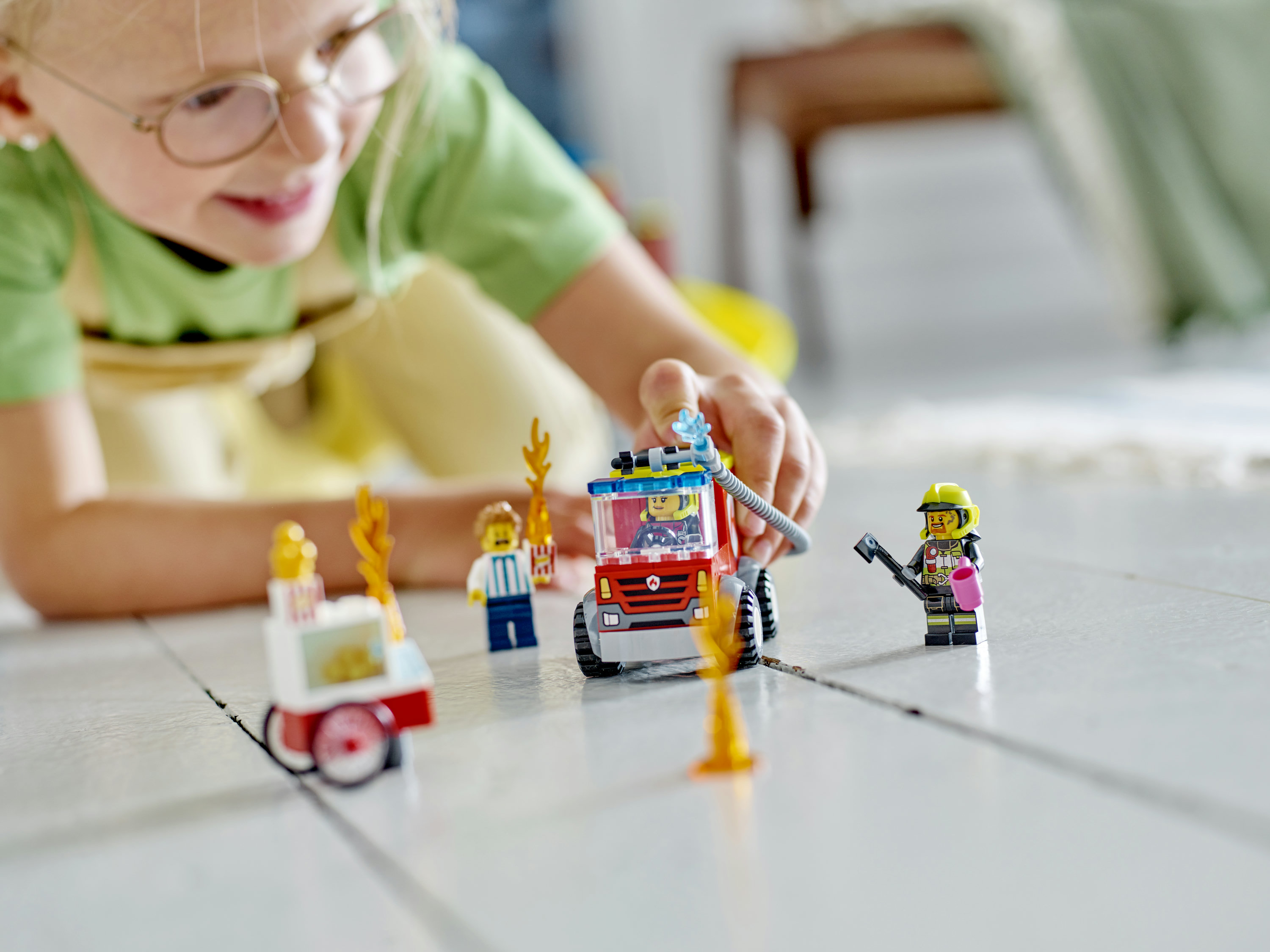 LEGO® 60414 Caserma dei pompieri e autopompa