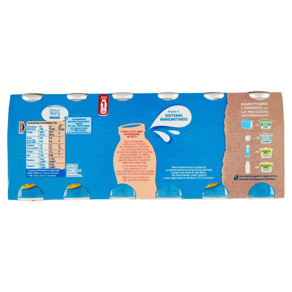 NESTLÉ LC1 con Probiotico Multifrutti 12 x 90 g