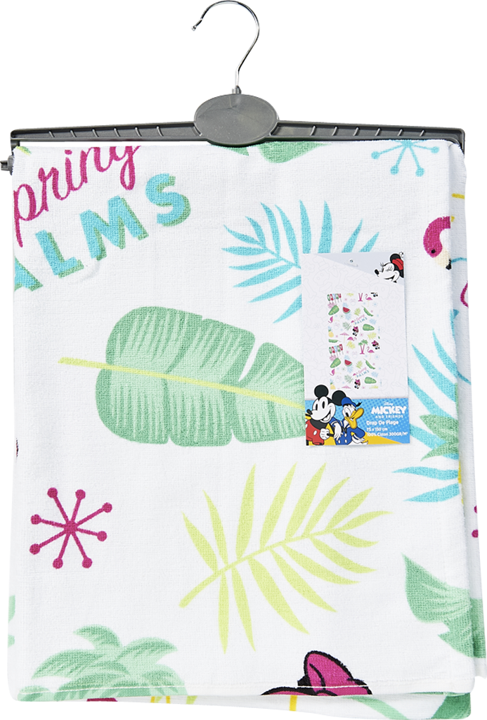 TEX HOME Telo mare Disney Minnie 75x150 cm, 100% cotone, 300 gr