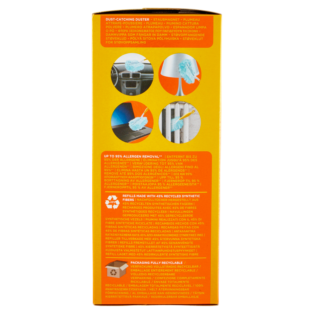 Swiffer Duster Kit Cattura Polvere (1 Manico + 7 Piumini per spolverare)