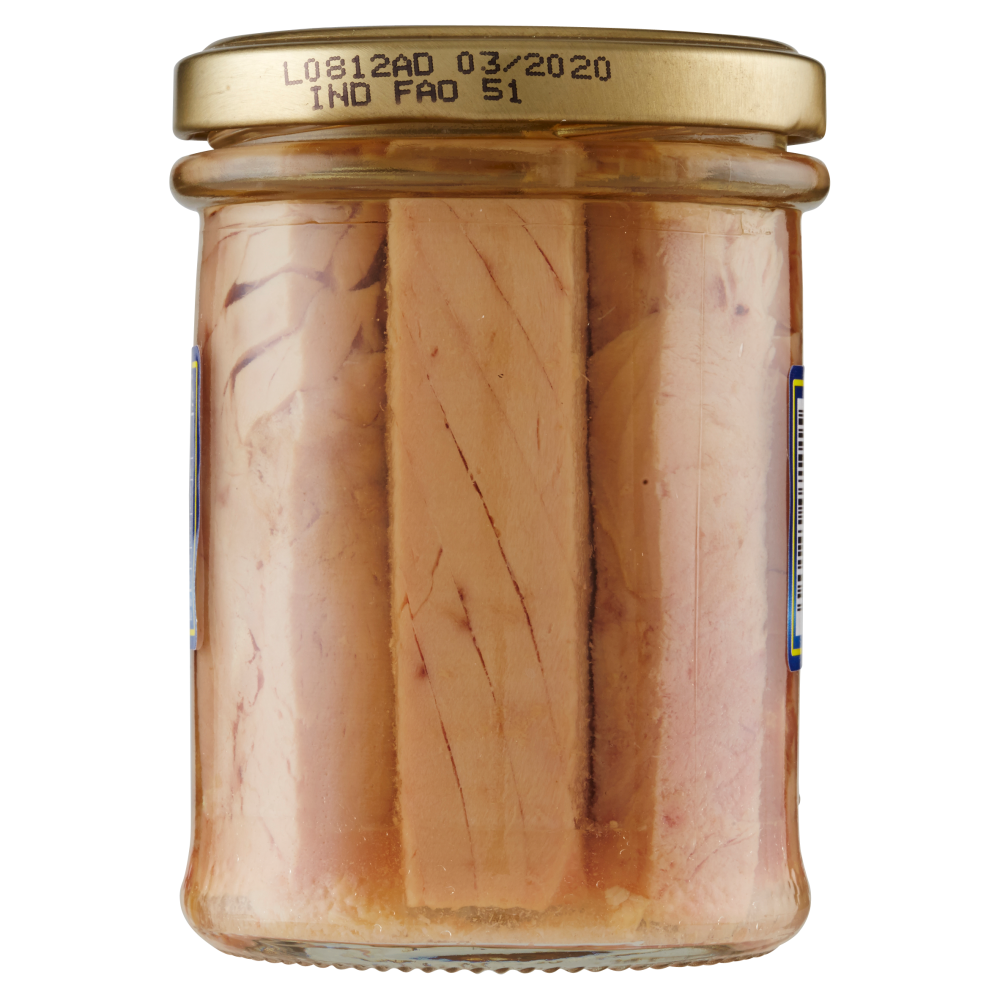 Galfr&egrave; Giacomo Orizzonti Blu Filetti di Tonno Pinna Gialla in Olio di Oliva 185 g