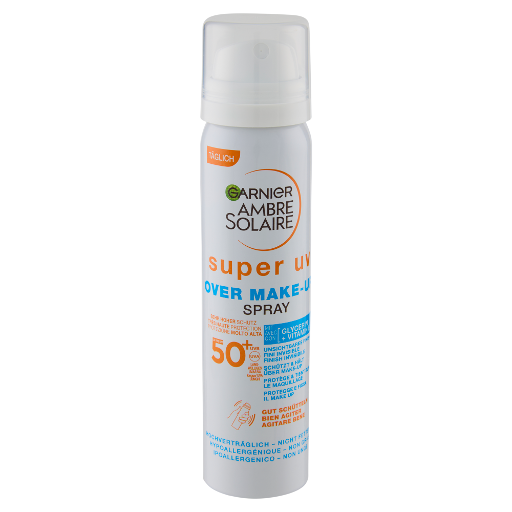 Garnier Ambre Solaire Super Uv Over Make-up Spray 50+ 75 ml