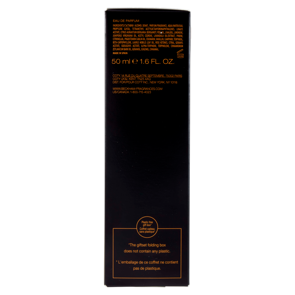 David Beckham Xmas25 Maschile Eau de Parfum 50 ml + Shower Gel 150 ml Bold Instinct 