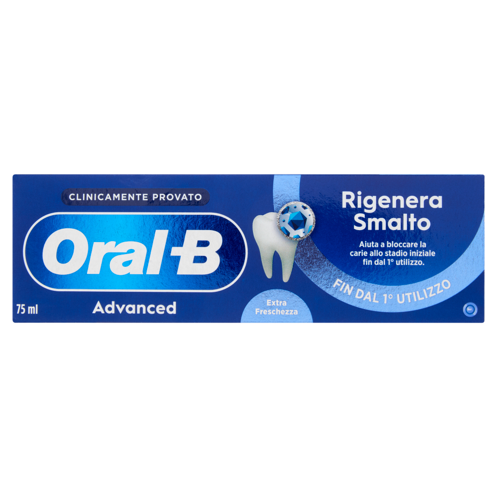 Oral-B Advanced Dentifricio Rigenera Smalto Extra Freschezza 75 ml
