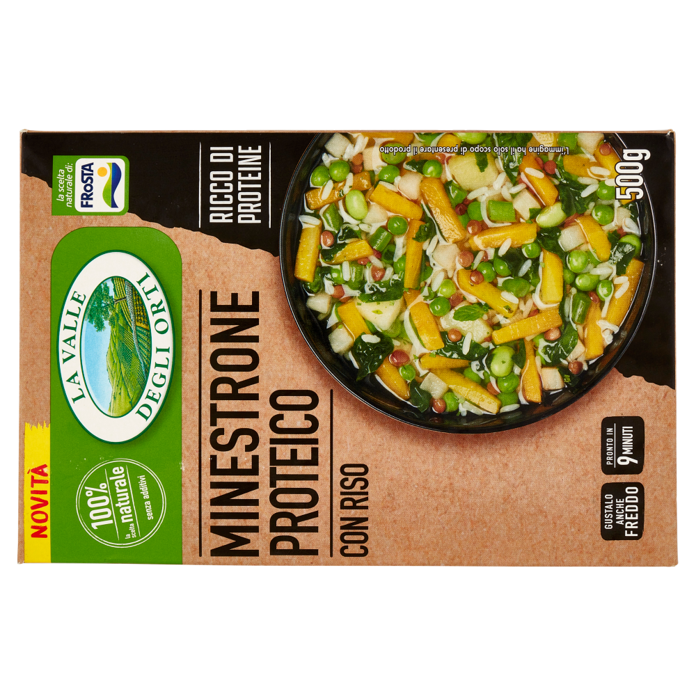La Valle Degli Orti Minestrone Proteico con Riso 500 g