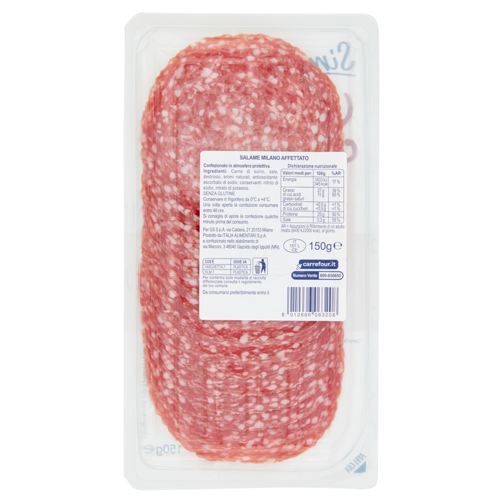 Simpl Salame Milano 150 g