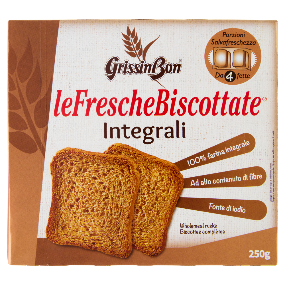 GrissinBon leFrescheBiscottate Integrali 250 g
