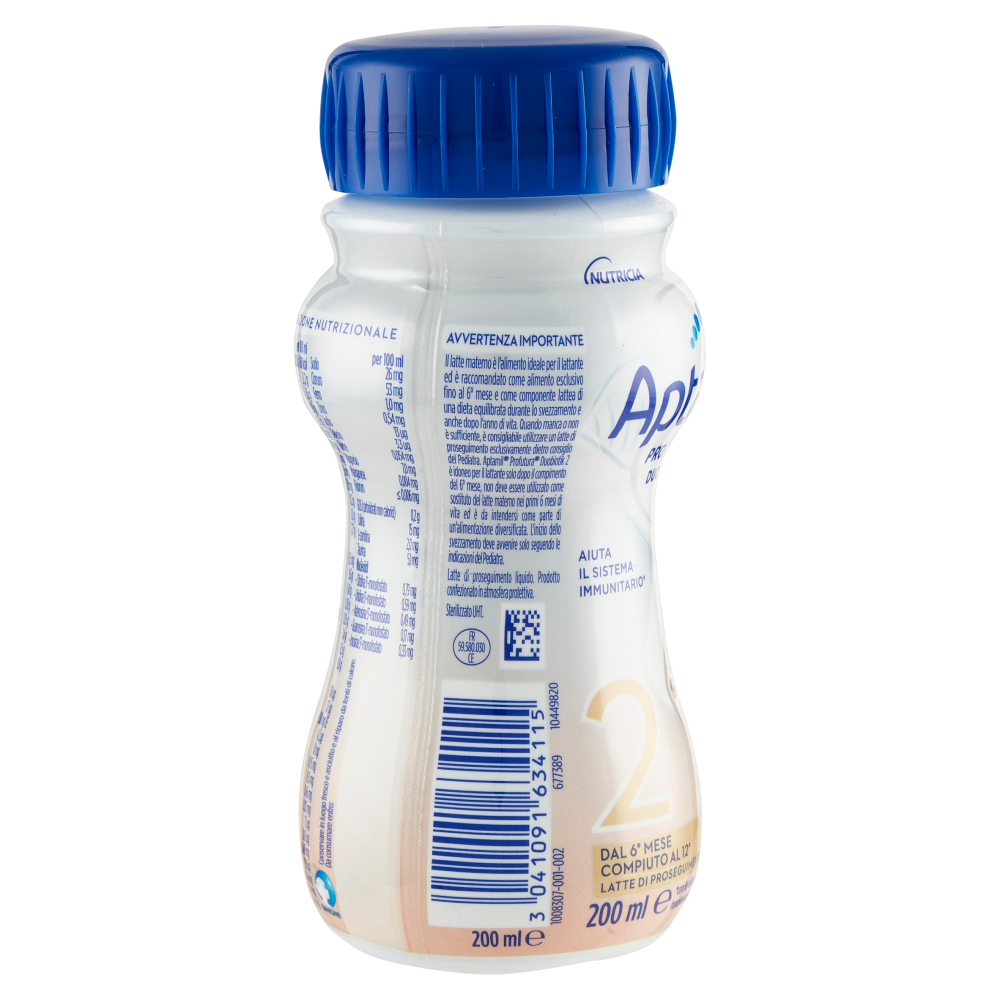 APTAMIL Profutura Duobiotik 2 - Latte per lattanti liquido dal 6° compiuto al 12° mese 200ml