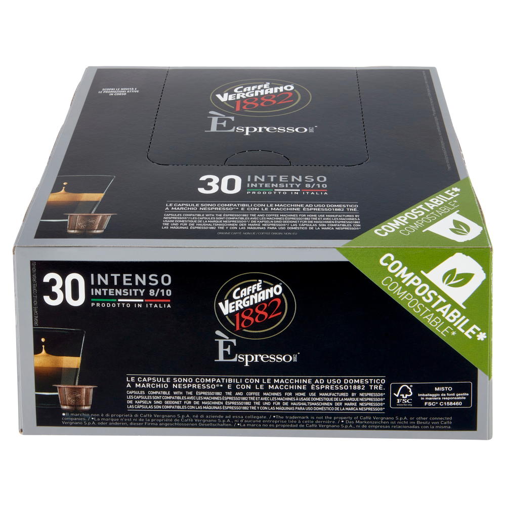 Caffè Vergnano 1882 Èspresso1882 Intenso Compostabile** Capsule