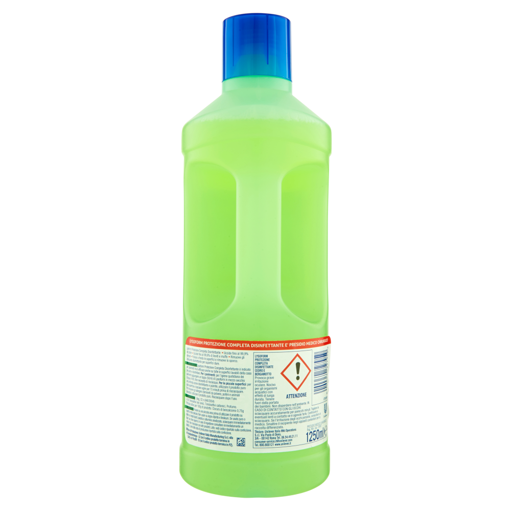 Lysoform Protezione Completa Disinfettante Cedro e Bergamotto 1250 ml