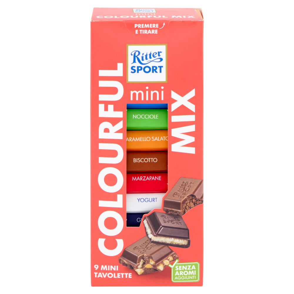 Ritter Sport mini Colourful Mix 9 x 16,67 g