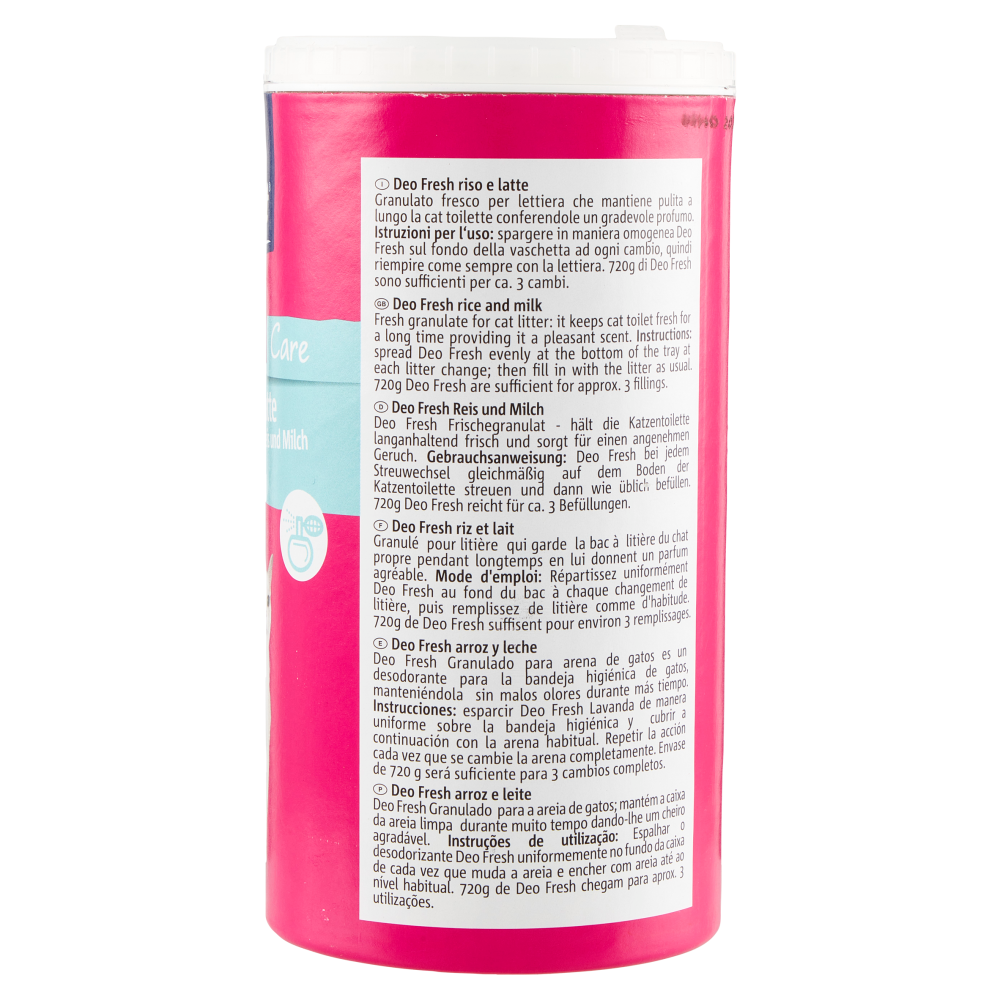 Vitakraft Care Deo Fresh riso e latte 720 g