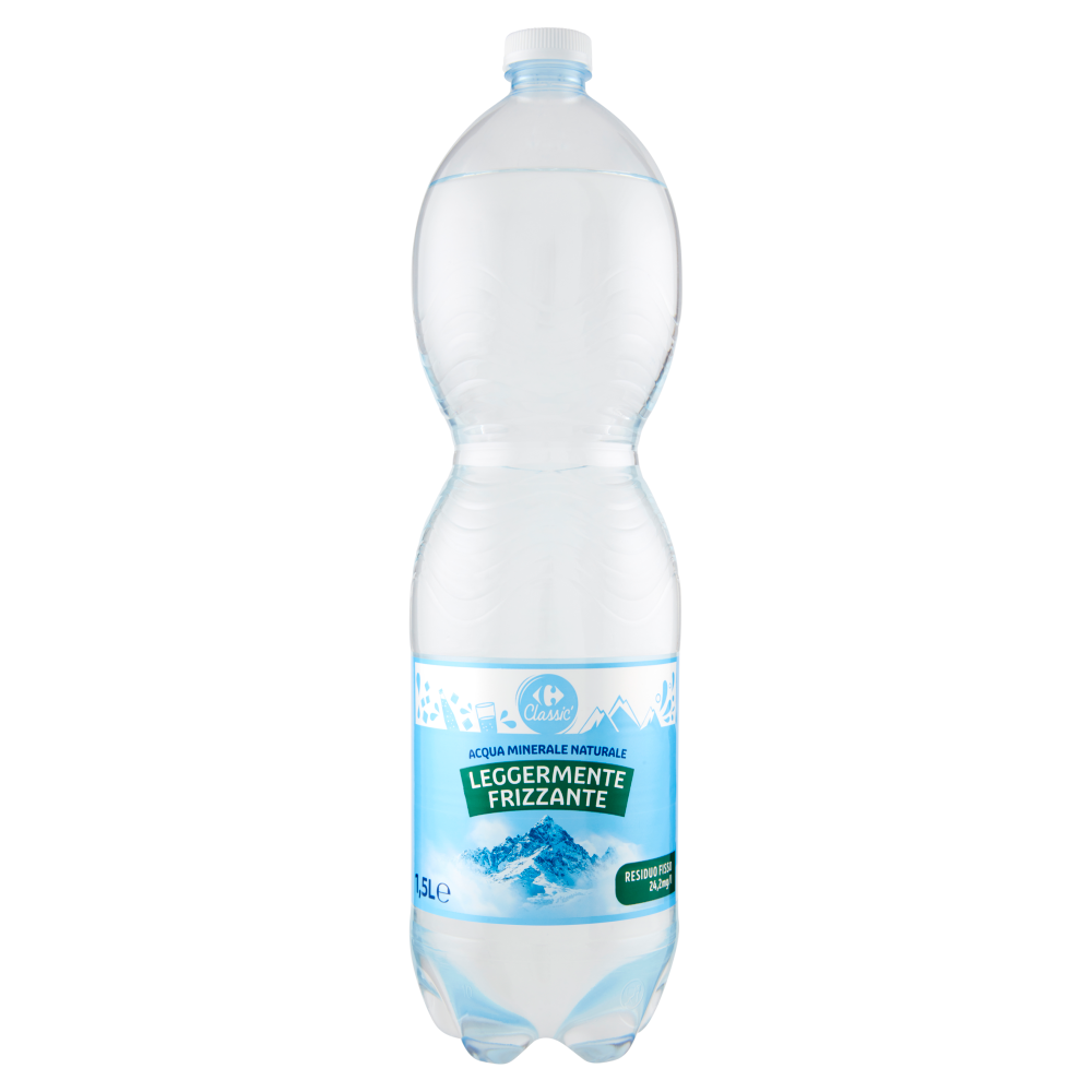 Carrefour Classic Leggermente Frizzante Acqua Minerale Naturale 1.5 L