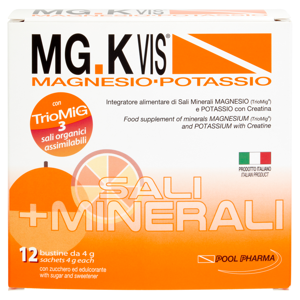 MG.K Vis Magnesio-Potassio Sali + Minerali 12 x 4 g