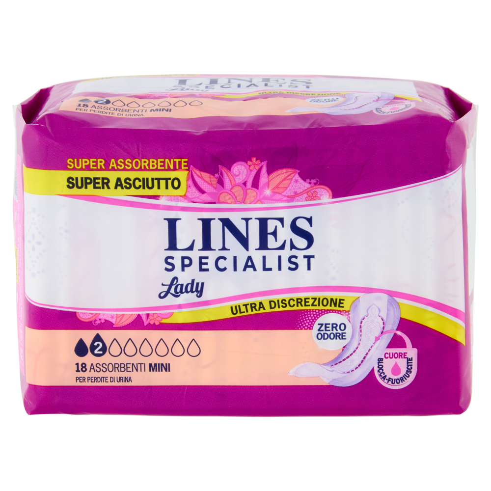 Lines Specialist Lady Assorbenti Mini 18 pz