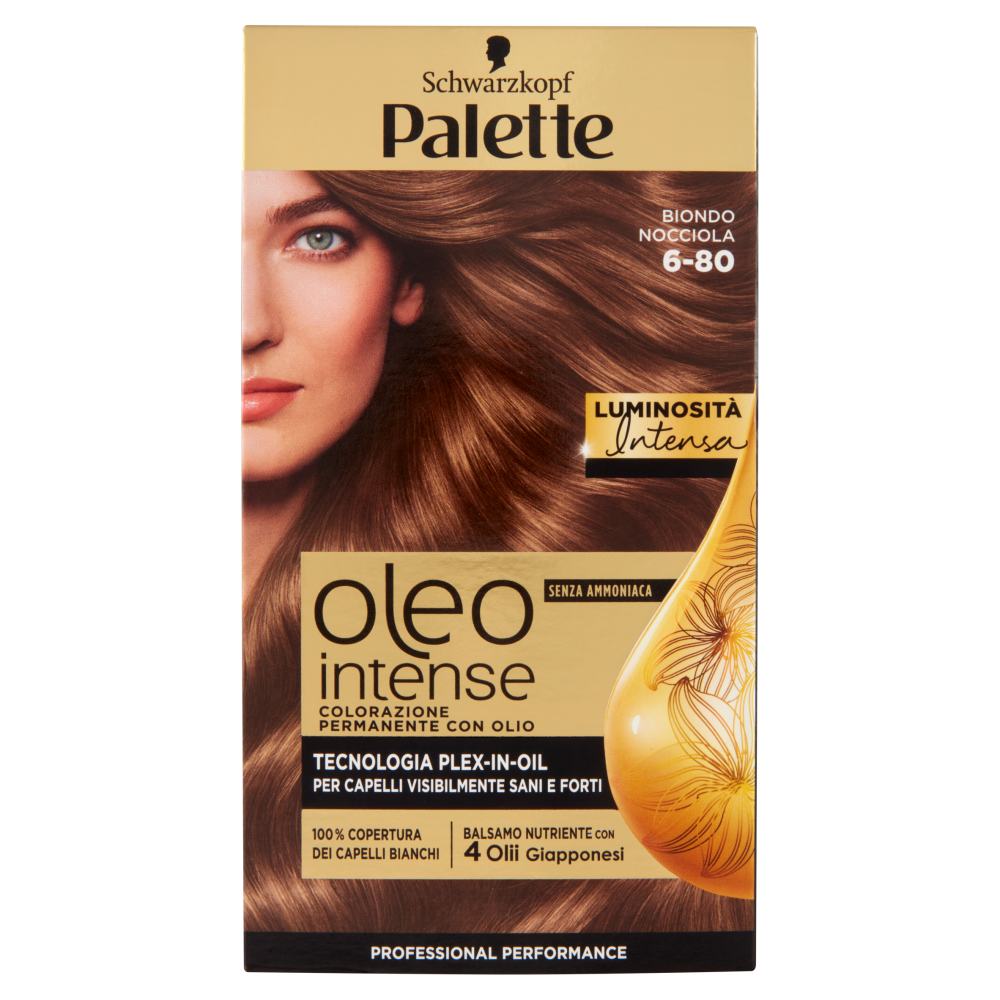 Palette oleo intense Biondo Nocciola 6-80