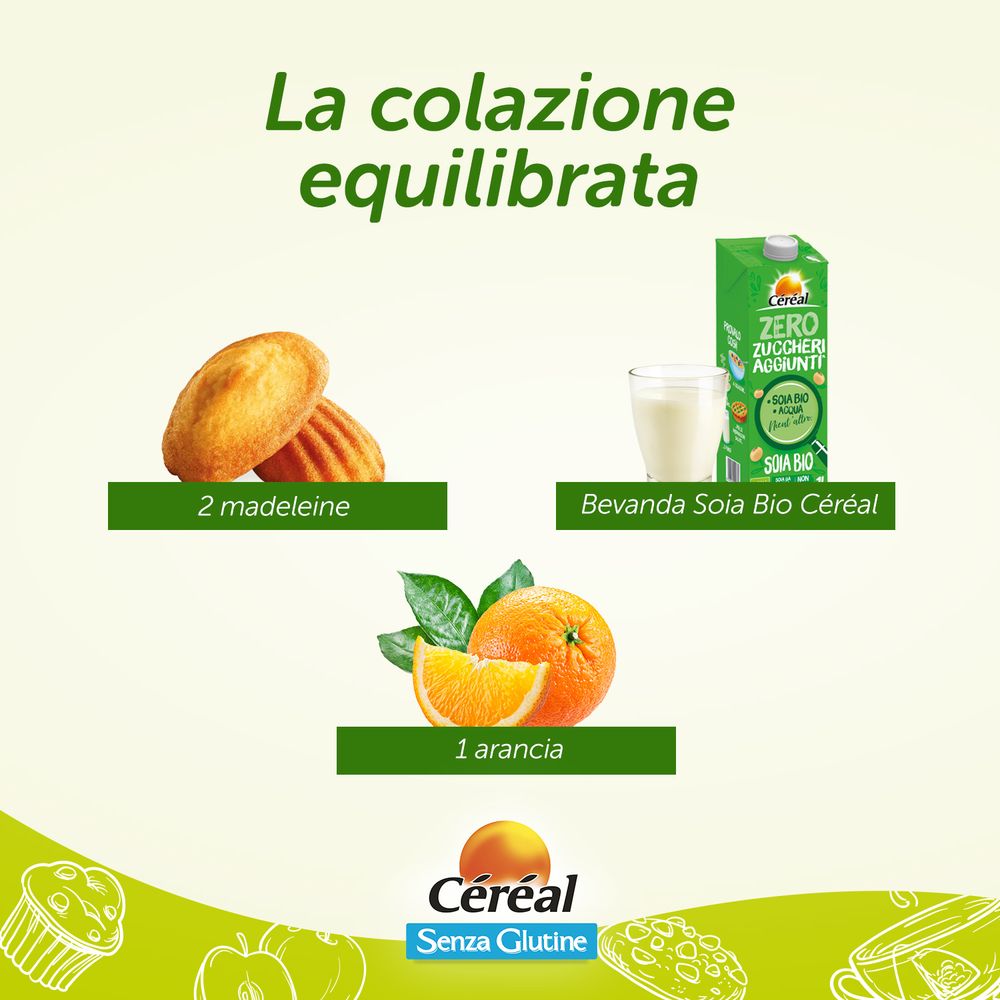 Céréal Senza Glutine Madeleine - 7 monoporzioni - 200g