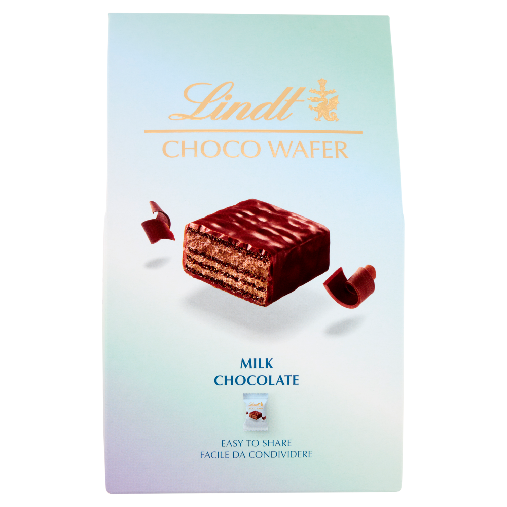 Lindt Choco Wafer confezioni cioccolatini wafer e cioccolato latte 130 g