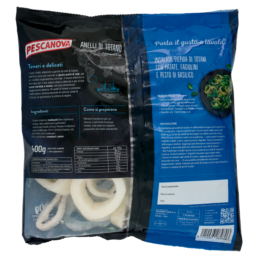 Pescanova Anelli di Totano Atlantico 400 g