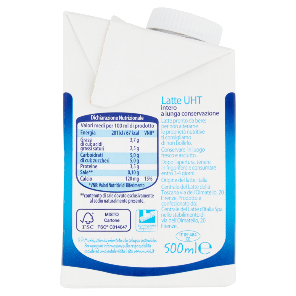 Mukki il Latte intero 500 ml