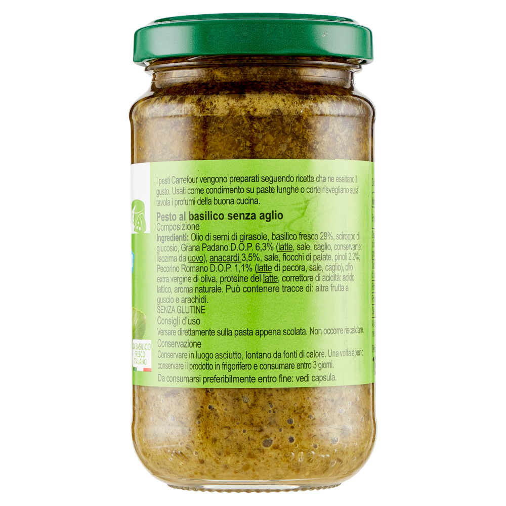 Carrefour Classic Pesto Senz'Aglio 190 g