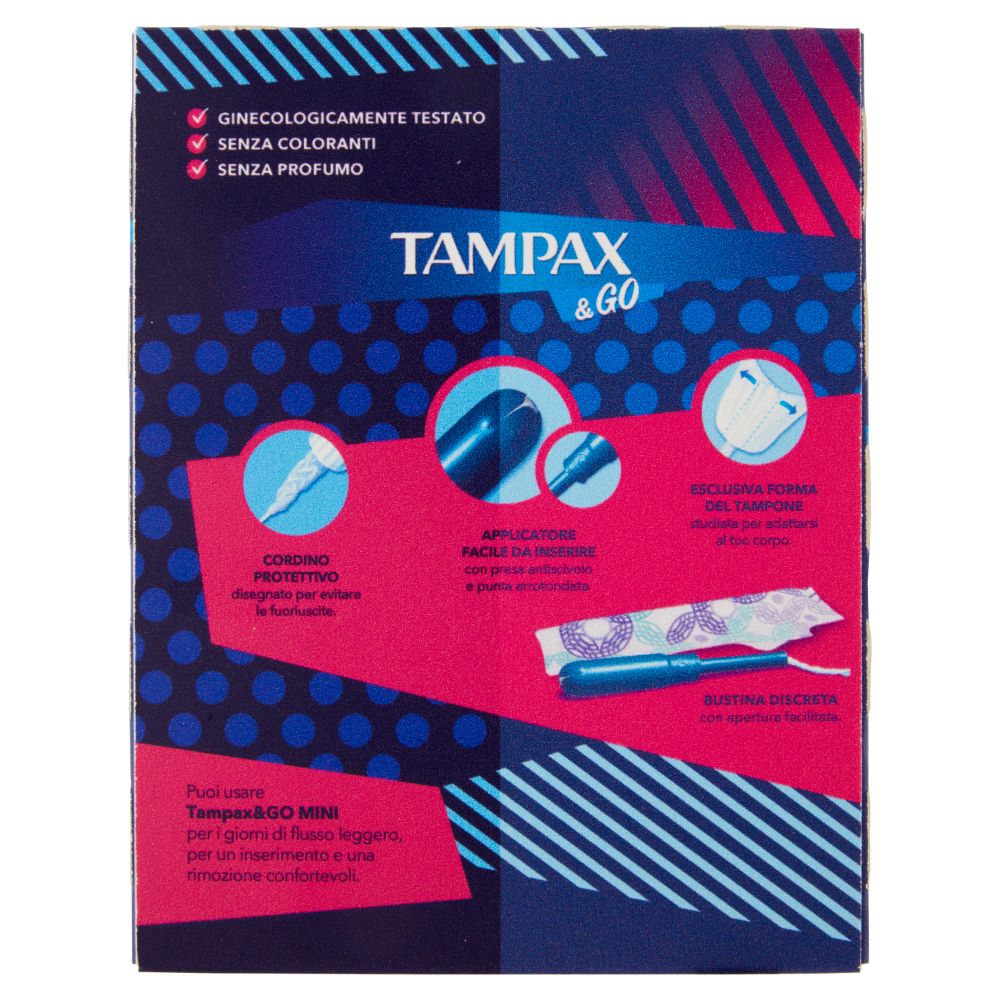 Tampax & Go Mini 18 pz