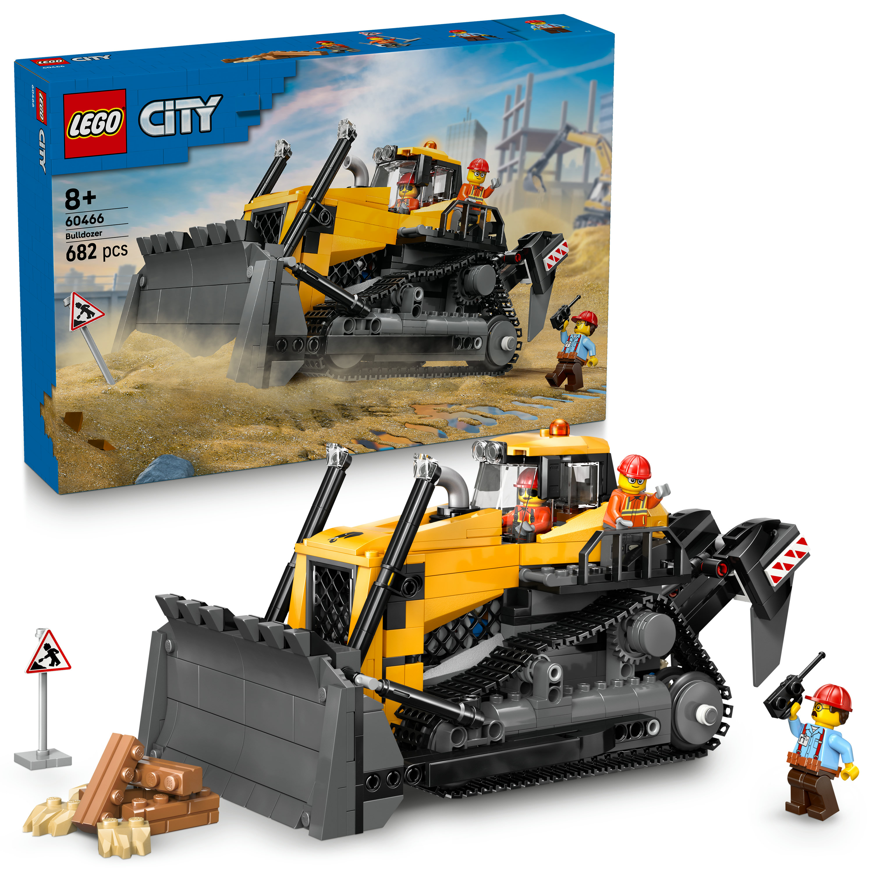 LEGO City Bulldozer giallo