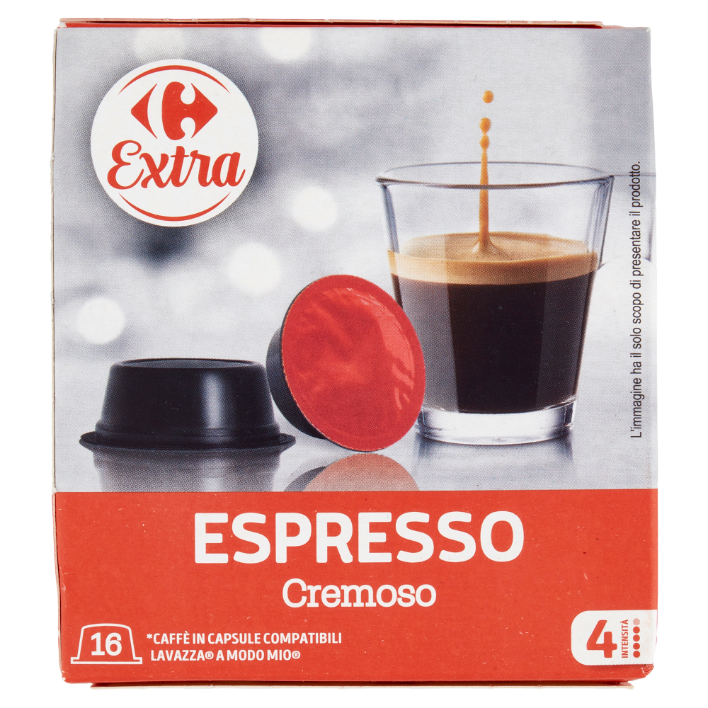Carrefour Extra Espresso Cremoso 16 x 7,5 g