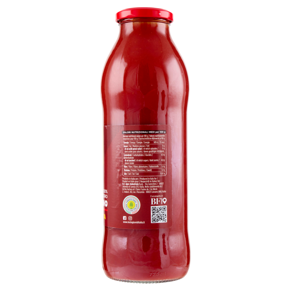 Le Stagioni d'Italia Passata 100% Pomodoro Toscano 690 g