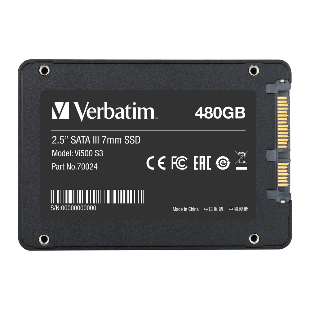 Verbatim Vi500 480 GB 2.5" Serial ATA III