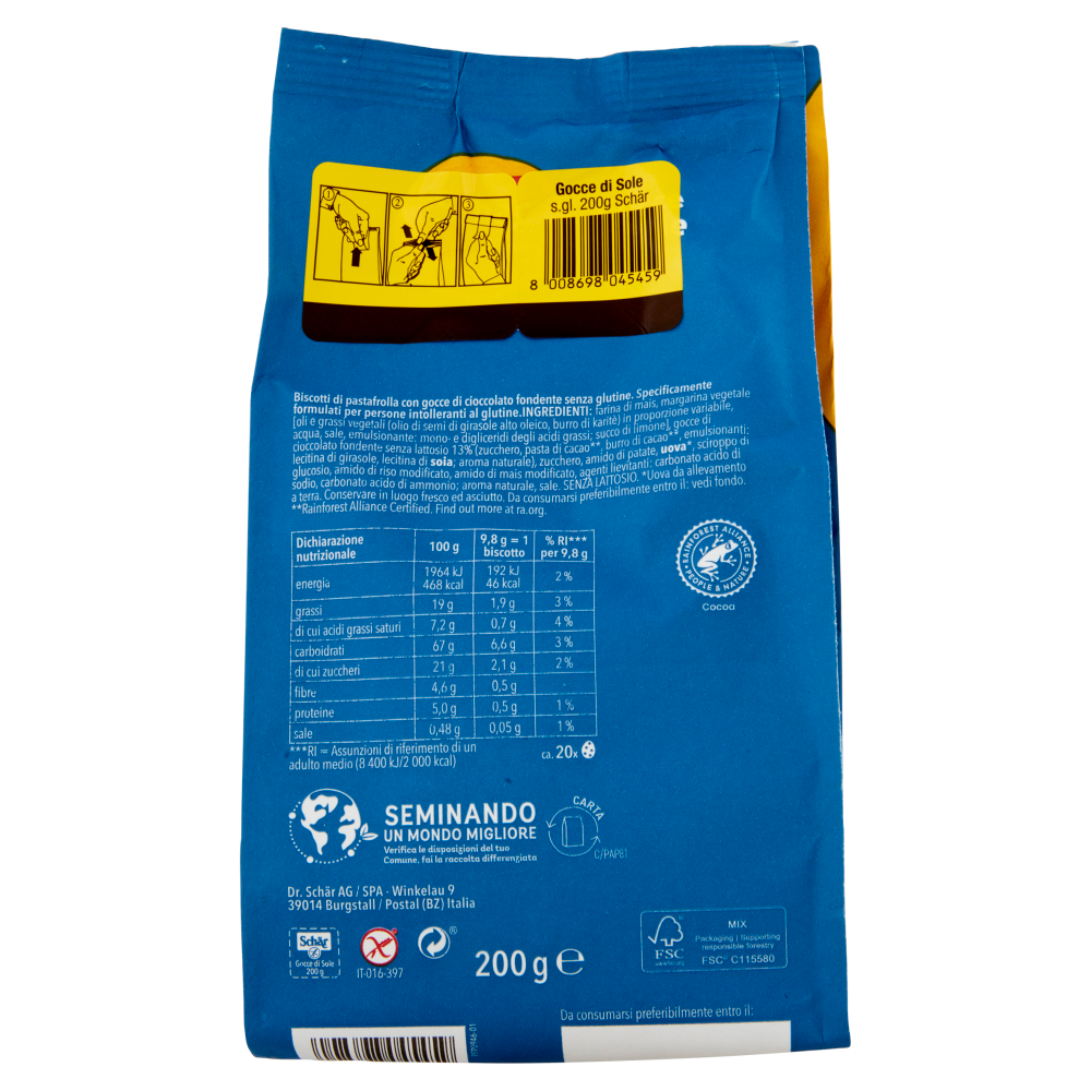 Schär Gocce di Sole 200 g