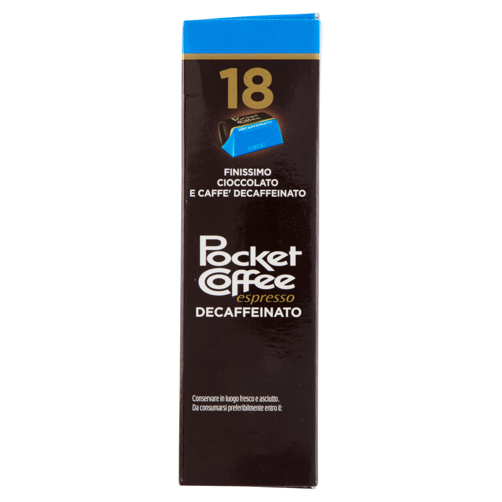 Pocket Coffee espresso Decaffeinato 18 pezzi 225 g Carrefour