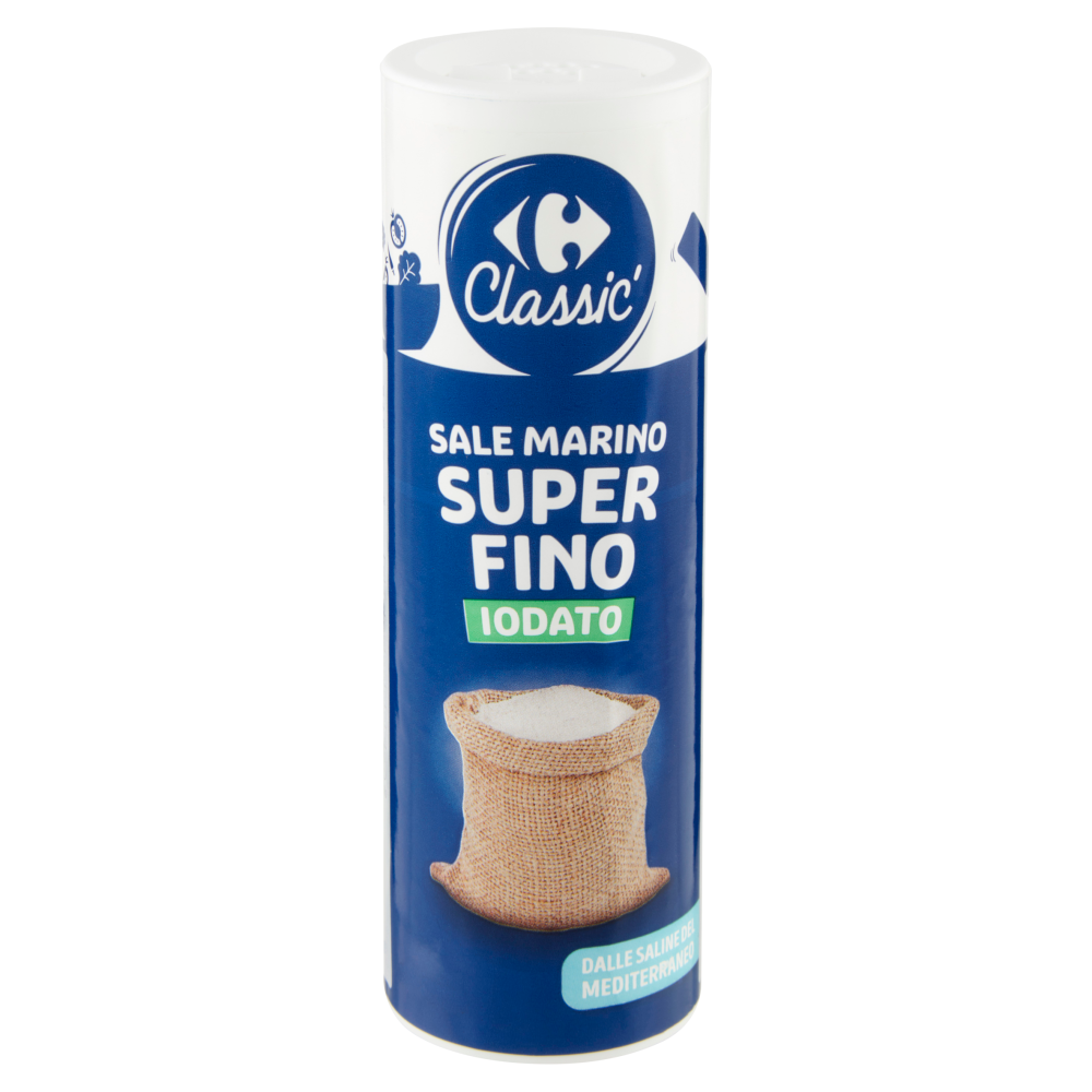 Carrefour Classic Sale Marino Super Fino Iodato 250 g