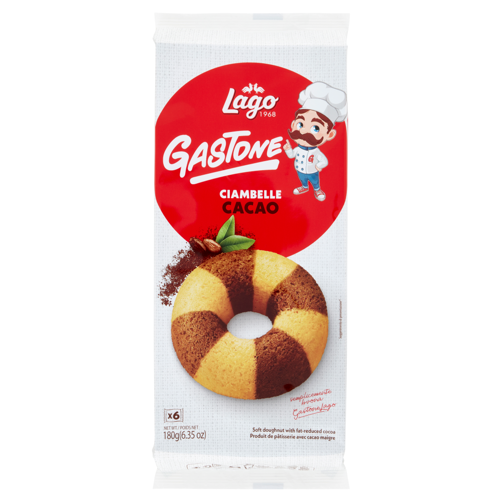 Lago Gastone Ciambelle Cacao 6 x 30 g