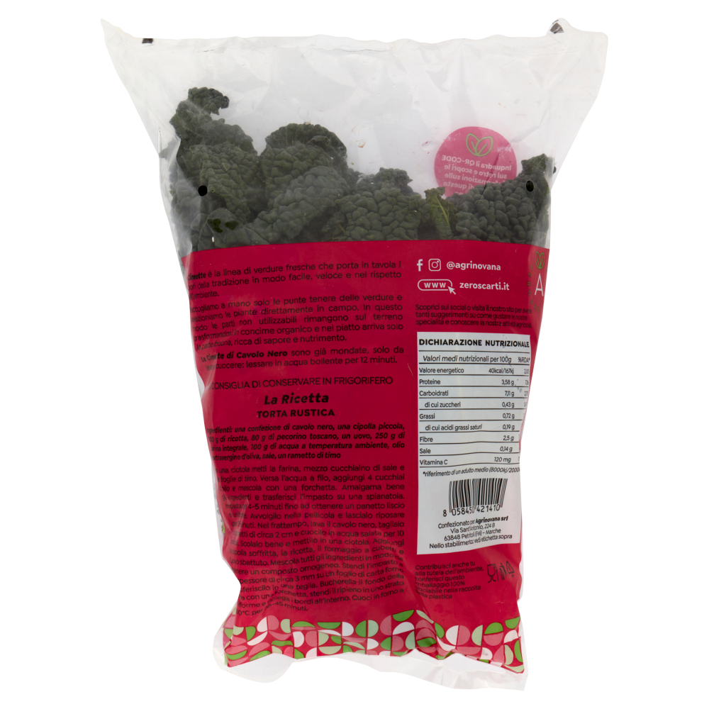 Agrinovana le Cimette Cavolo Nero 300 g