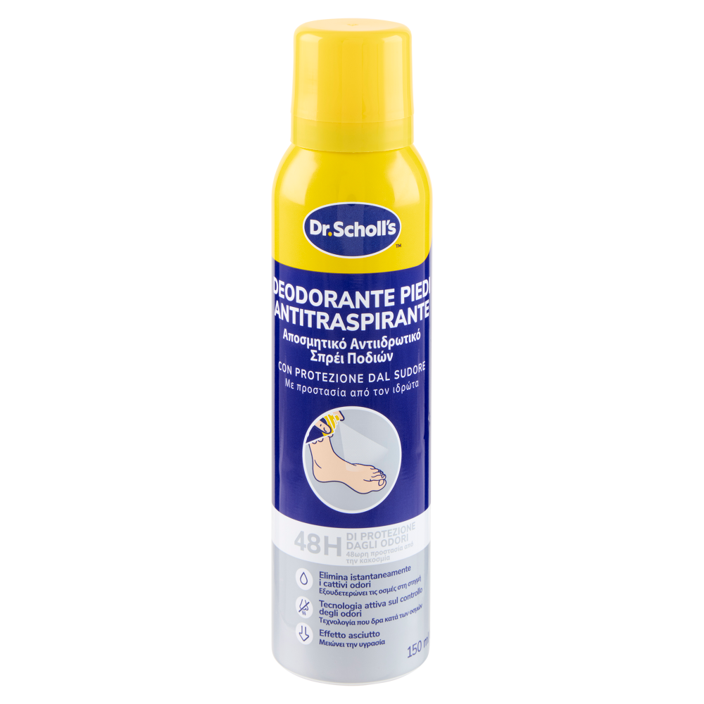 Dr. Scholl's Deodorante Piedi Antitraspirante 150 ml