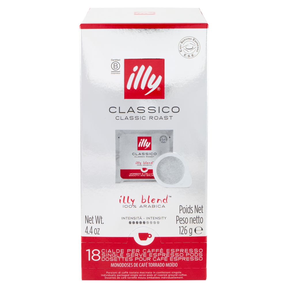 illy Classico 18 Cialde per Caffè Espresso 126 g