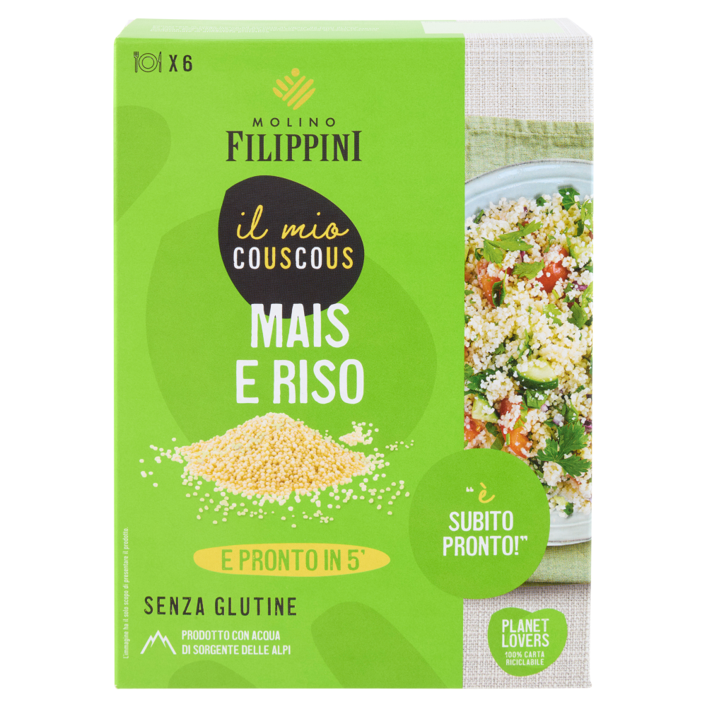Molino Filippini il mio Couscous Mais e Riso 375 g