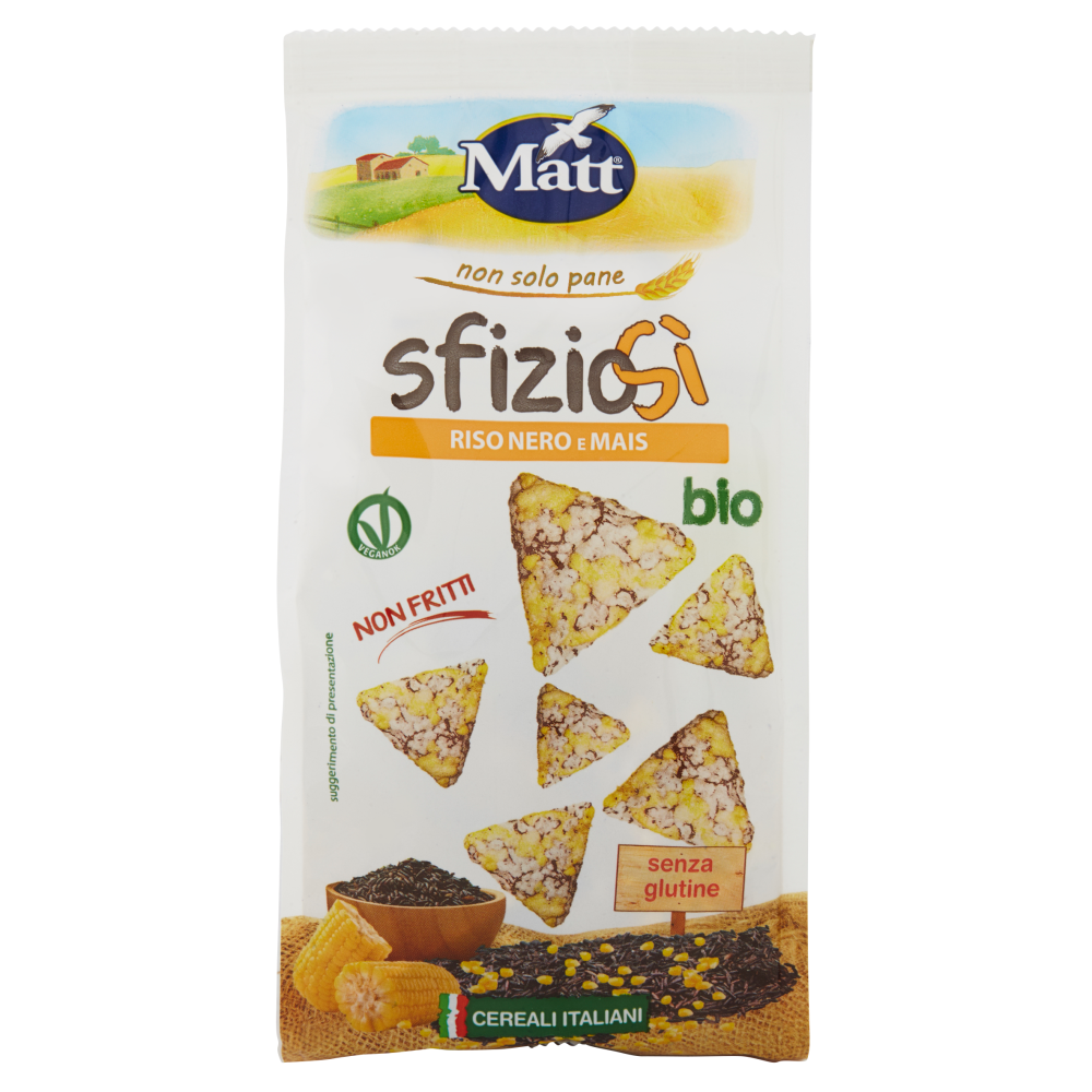 Matt non solo pane sfizioSì Riso Nero e Mais bio 60 g