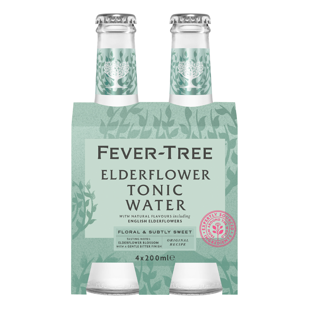 Fever Tree, Elderflower Tonic Water 4x20 cl