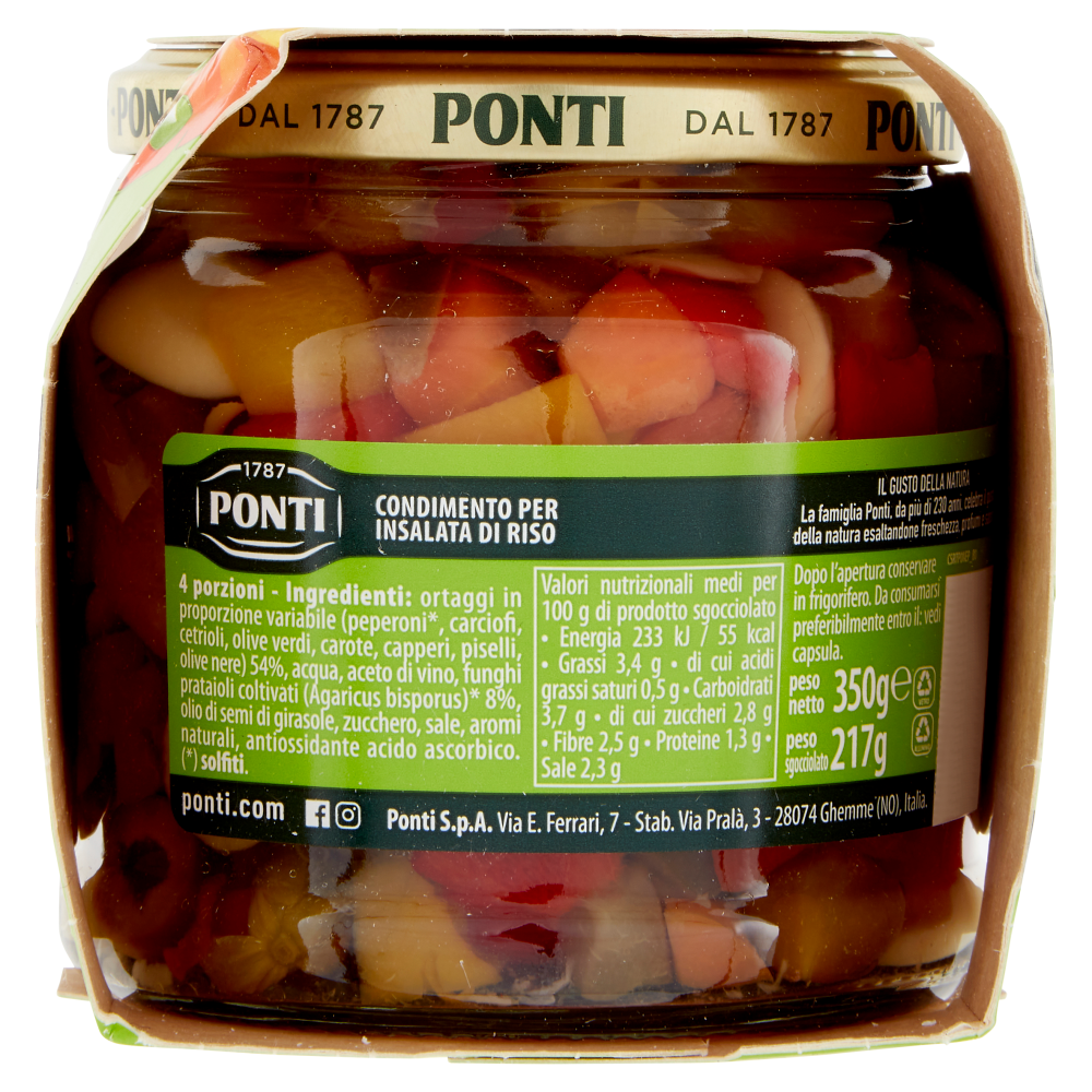 Ponti Peperlizia Insalata per Riso 2 x 350 g