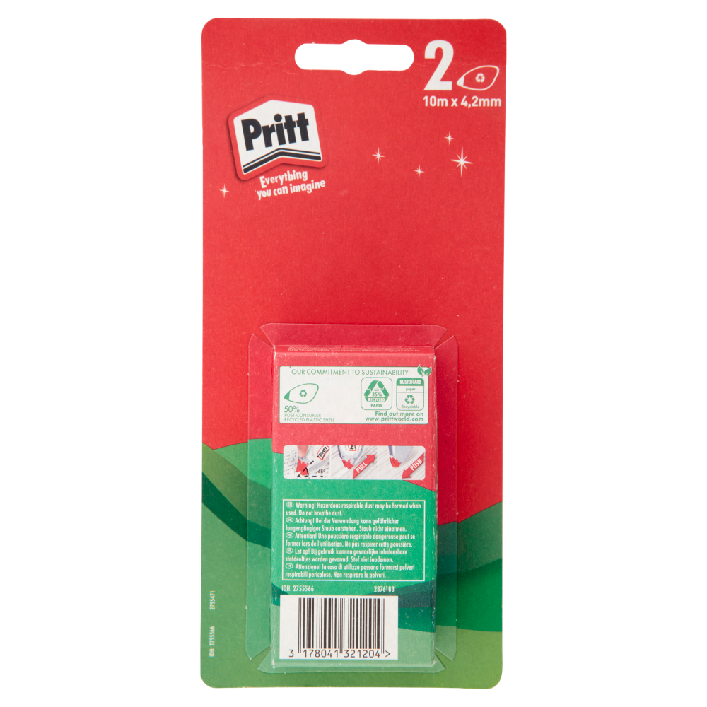 PRITT correttore Roller Compact 4,2mm 10m 2 pz
