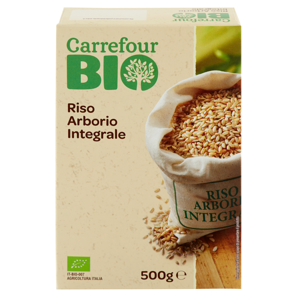 Carrefour Bio Riso Arborio Integrale 500 g