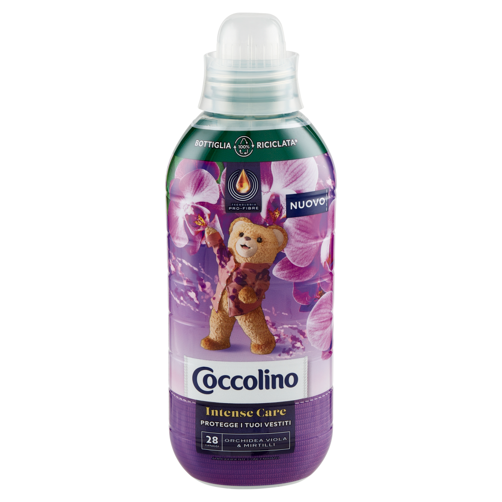 Coccolino Ammorbidente Concentrato Intense Care Orchidea Viola & Mirtilli 28 Lavaggi 645 ml