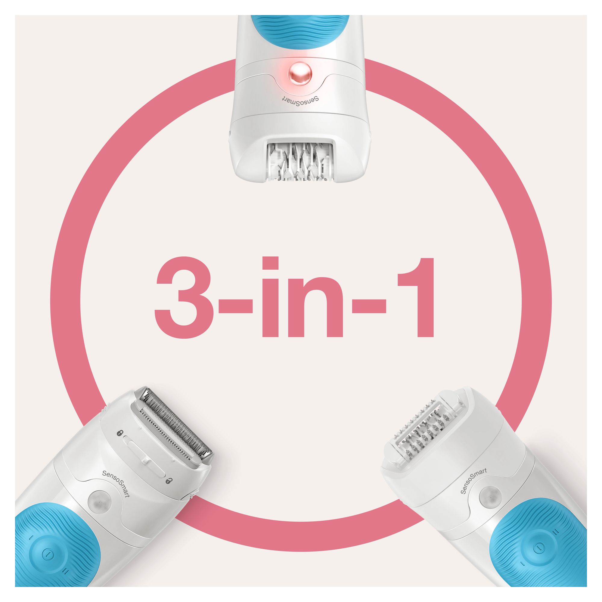 Braun Silk-épil 5 -610, Epilatore Elettrico Donna Per I Primi Utilizzi, Bianco/Turchese Per Un’Epilazione Delicata