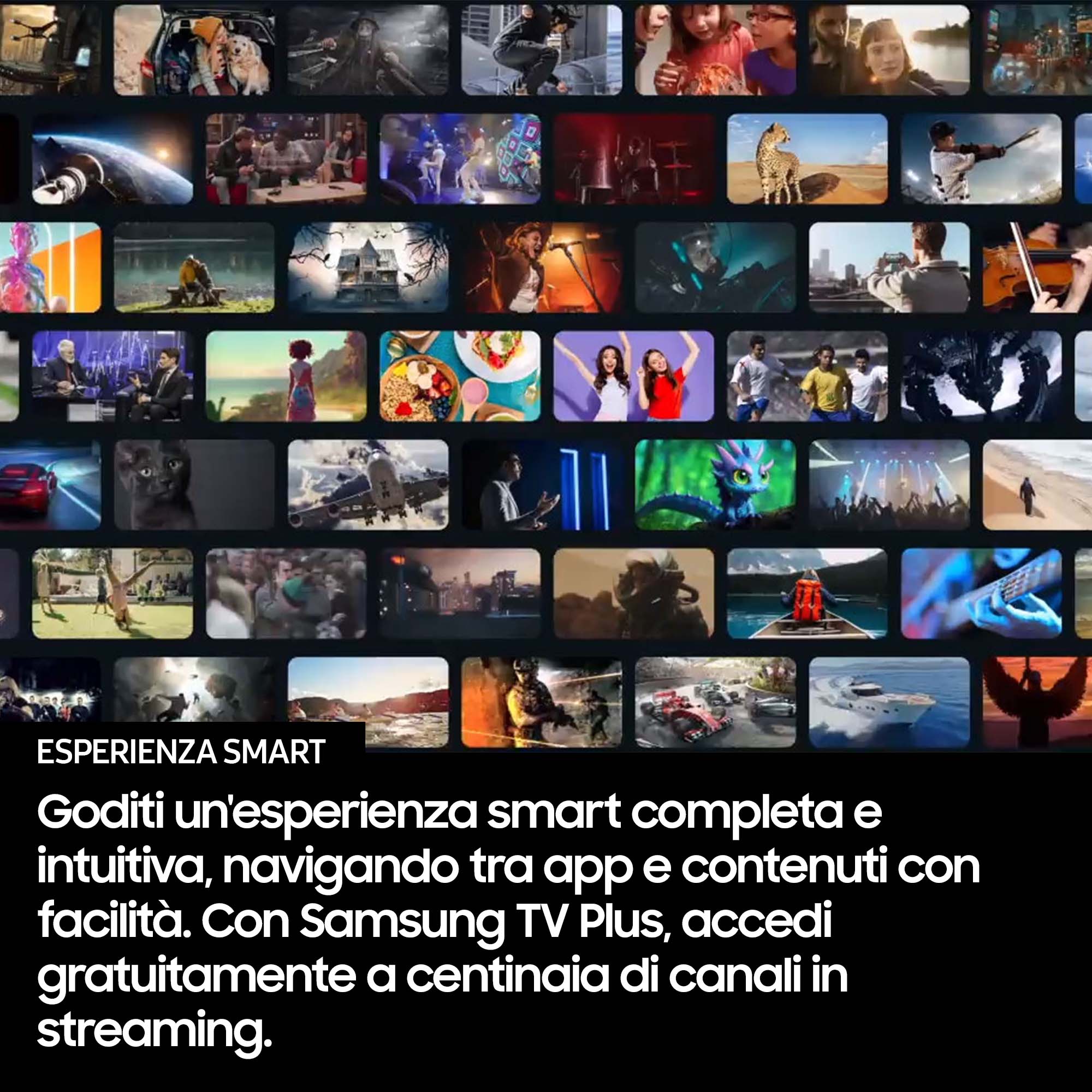 Samsung Crystal UHD 55" UE55U8000FUXZT 4K, Processore Crystal 4K, HDR, Smart Experience, OTS Lite & Adaptive Sound, Metal Stream Design, Smart TV, 2025