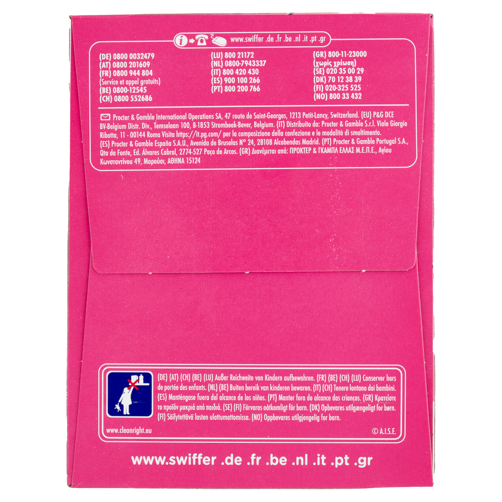 Swiffer Dry Panni Cattura Polvere per Scopa Swiffer - Ricarica 30 Panni limited edition