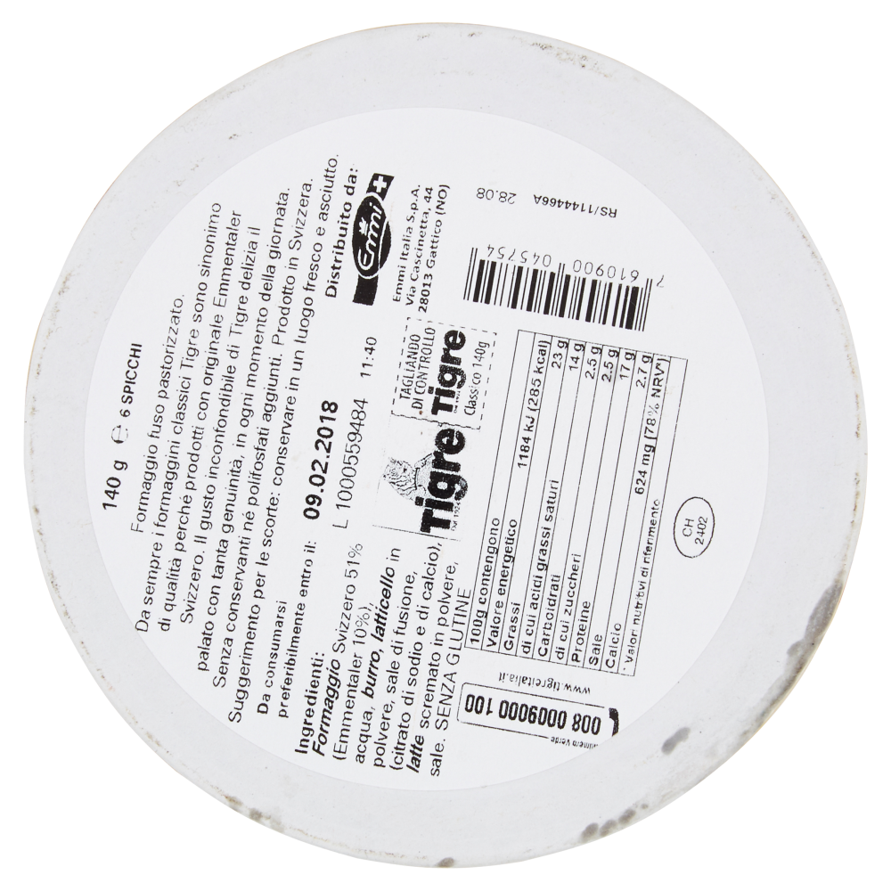 Tigre classico 6 spicchi 140 g